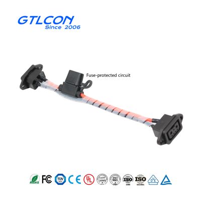Quality  Lithium Battery Charging Harness Connector with Fuse — 2+4P EV Connector (For Lithium Battery Charging and Discharging) factory