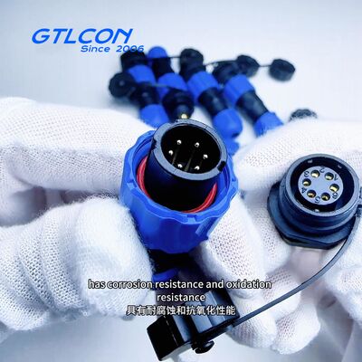 Quality  IP68 Waterproof Aviation Connector 6 Pin Waterproof Panel Connector For Power Extension Cord factory