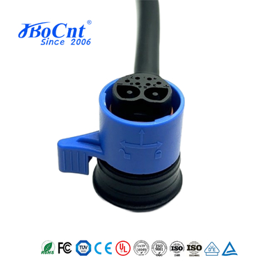 IP67 Waterproof Plug Connector DM30 2+6 Pin Male Female Cable Panel Mount Male Cable Assembly