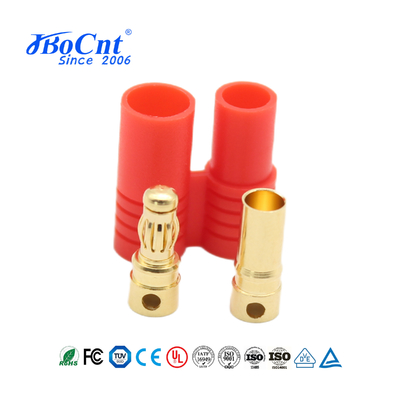 3.5mm Double Banana Plug Connector Nickel Plated Banana Plug For Automotive Test Connector