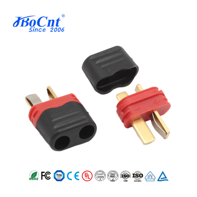 Red T-Deans Connector T-Plug For RC Lithium Polymer Battery ESC Helicopter