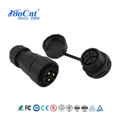 IP68 PV Connector 3 Pin Waterproof Circular Connector For Photovoltaic System