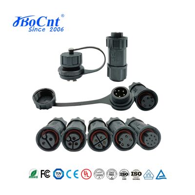 IP68 กันน้ําสายไฟฟ้าสายเชื่อมกันฝุ่น Multi Pole Plug And Socket