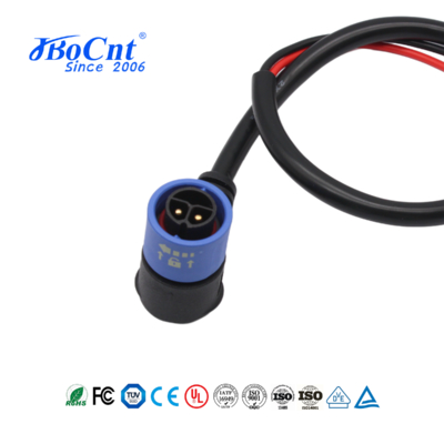 M20 IP68 2P Waterproof Power Plug Lithium Ion Battery Energy Storage Connector