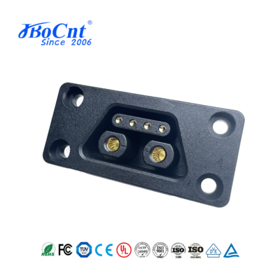 2+4P IP67 Battery Connector Male And Female Matching Charging Battery Seat