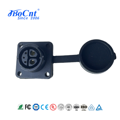 2+3 Long / Square Female Socket 20A 30A Electric Vehicle Charging Port