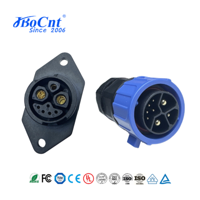 Quick Lock EBIKE Connector M25 2+1+5 Waterproof Plug New Energy Lithium Ion Battery Connector