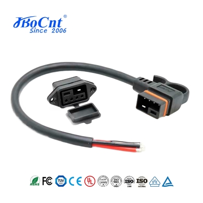 40A Electric Vehicle Charging Connector 2+4 Pin Male And Female Plug Connector
