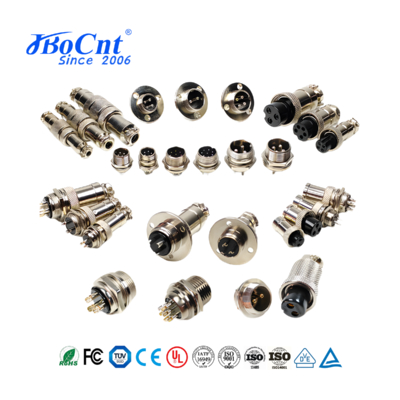Circular Aviation Connectors Solder Panel Mount Socket PCB Male Female Connectors