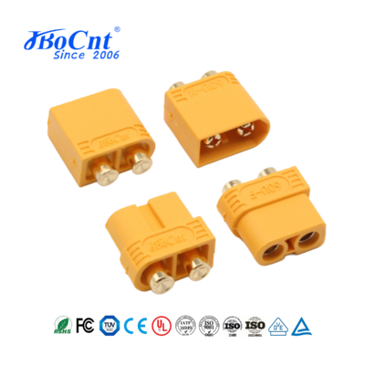 Yellow 60UPB XT Connectors 2 Pin 30A Male And Female Connector Plug For RC Battery
