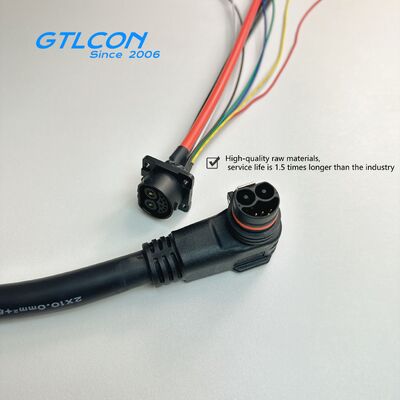 80A High-Speed ​​Electric Vehicle Power Connector (2+8 Pin) Kit & Cable Assembly — Suitable for High-Speed ​​EV Power Accessories and Lithium Battery Components