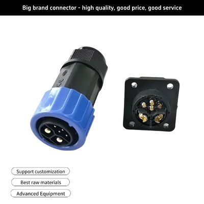 2+1+5 Battery Connector 40A Ip67 Waterproof M25 6-pin Power Connector for Electric Scooters