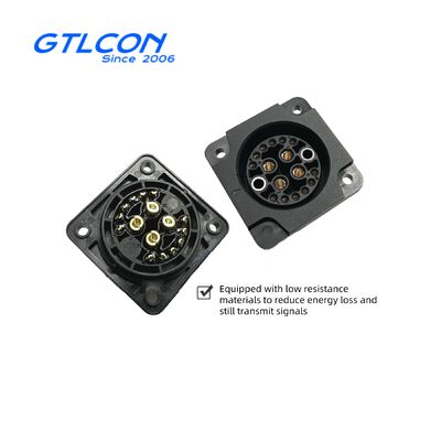 GTLCON Group's new patented electric vehicle battery swap cabinet stacking connector IP68 electric vehicle battery replacement connector with guide pins for quick plugging and unplugging