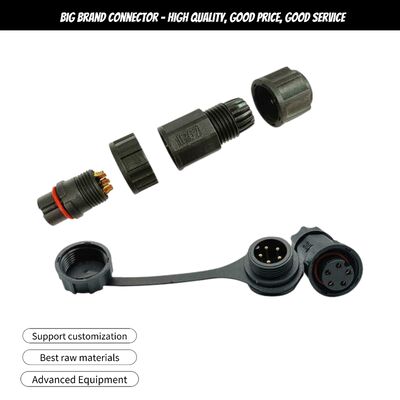 IP68 PV Connector 2-9P Waterproof Circular Connector For Photovoltaic System