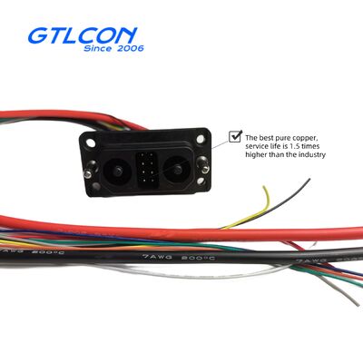 2+8P 100A 200A stackable high current energy storage connector for lithium battery packs