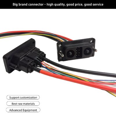 2+8P 100A 200A stackable high current energy storage connector for lithium battery packs