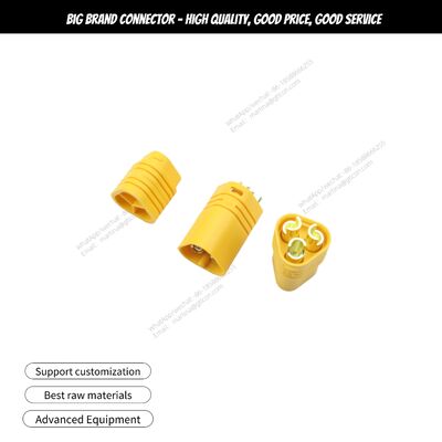 Lithium Battery Connector – 3.5mm Bullet Connector (3-Pin) – Power Plug & Socket – Lithium Aircraft Battery Connector