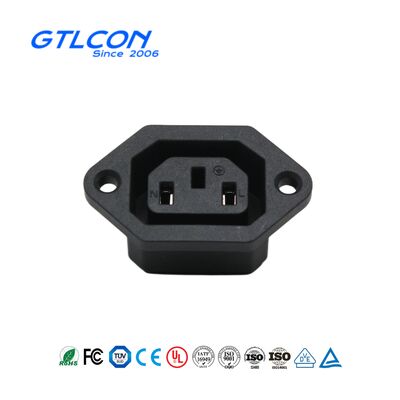 30A/60A Power Connector / AC Power Socket — 3-Pin (With Rubber Cover)