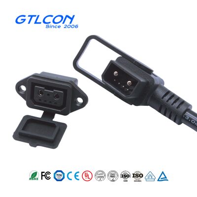Electric Bicycle Lithium Battery Charging Socket — 2+4P EV Lithium Battery Charging Connector