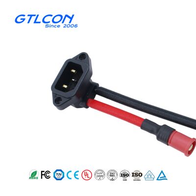 75A Panel Mounted Socket Electric Vehicle Battery Replacement Male And Female AC Power Connector C13 C14 Socket