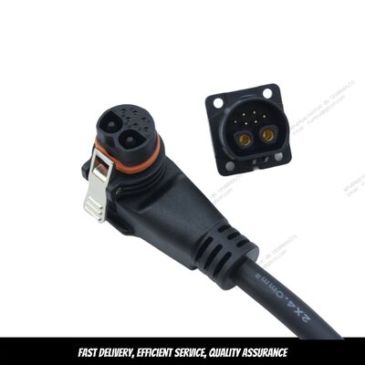 2+6 Pin 50A E-Bike Connector — Electric Motorcycle Battery Connector with Self-Locking Function
