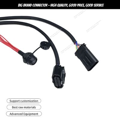 6-Pin Aviation Connector & Toyota Connector Assembly — IP68 Waterproof Panel-Mount Connector — Circular Waterproof Connector Wire Harness