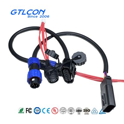 6-pin Aviation Connector & Toyota Connector Assembly   IP68 Không thấm nước Panel-Mount Connector