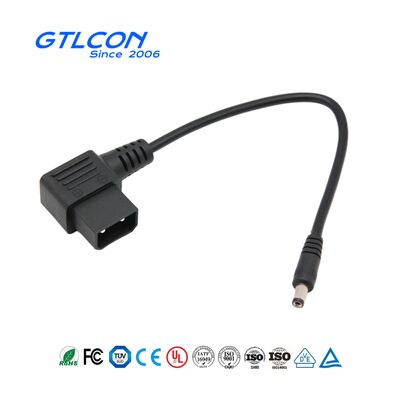 2-Pin Right-Angle Male Plug to DC Connector Harness — Lithium Battery Power Charging Connector