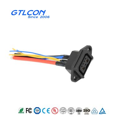 Jbocnt EV Charging Socket 2+4P EV Connector For Ebike Lithium Battery Charging / Discharging