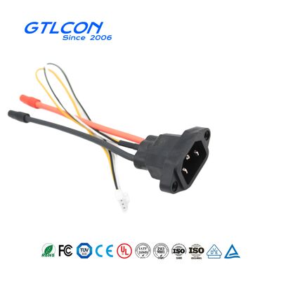 AC Power Connector Plug To 3.5 Single P 3 Pin Socket Plug And Cable Male And Female