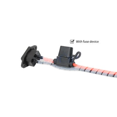 Lithium Battery Charging Harness Connector with Fuse — 2+4P EV Connector (For Lithium Battery Charging and Discharging)