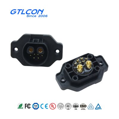 2+4 / 2+6 Charger Plugs — E-Bike Charger Connectors (Male/Female) — Power Charging Plugs and Sockets with Self-Locking Function