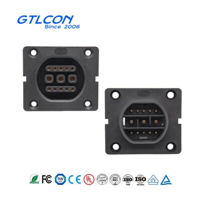 IP67 3+10 pin power signal stacking connector, quick lock electric bicycle battery connector