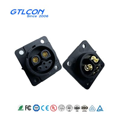 2+4 E-Bike Connector — Waterproof 6-Pin E-Bike Battery Discharge Plug (For E-Bikes, Male Push-Lock Type)