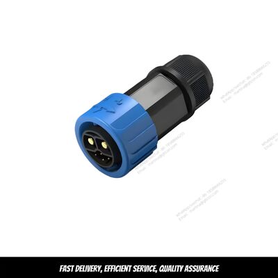 2+4 E-Bike Connector — Waterproof 6-Pin E-Bike Battery Discharge Plug (For E-Bikes, Male Push-Lock Type)