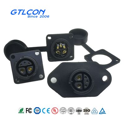 2+3 Long / Square Female Socket 20A 30A Electric Vehicle Charging Port