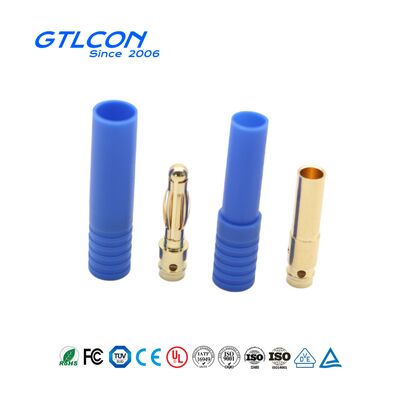HXT 4mm Gold Plated Bullet Rc Li-ion Battery Connector