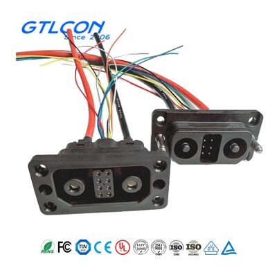 2+8P 100A 200A stackable high current energy storage connector for lithium battery packs