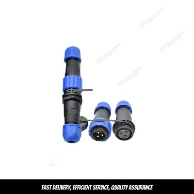 Outdoor Waterproof Aviation Connector — Male-Female Panel-Mount Solder-Type Wire Connector (CL16 Series) — 2 to 9 Pins