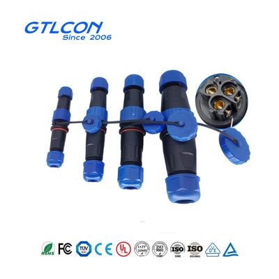 IP67 Waterproof Aviation Connector (NC20 Series) — Solderless Screw-Terminal Panel-Mount Coupler (2-Pin-14-Pin)