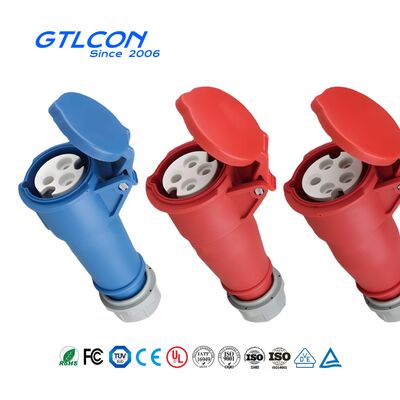 Industrial Plugs (16A/32A) & Flush-Mount Waterproof Industrial Sockets — 3-Phase 4-Wire / Aviation-Style (3-Pin, 4-Pin, 5-Pin)